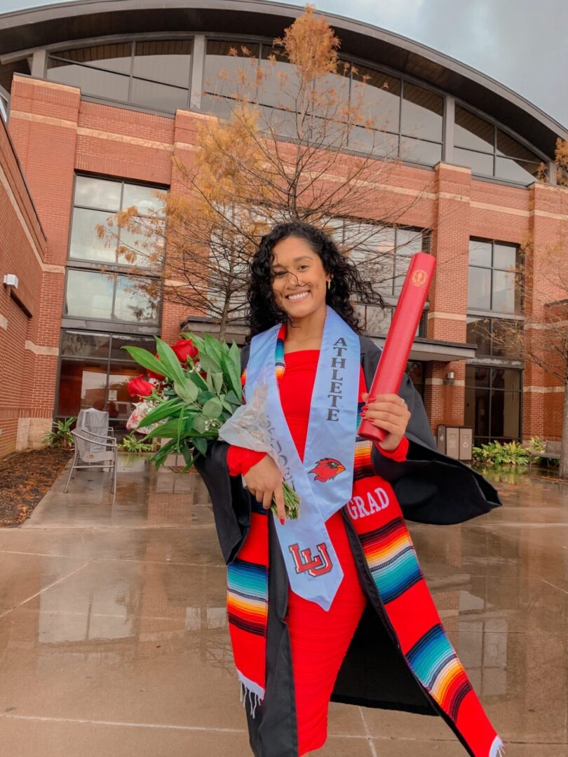 a picture of a new graduate woman